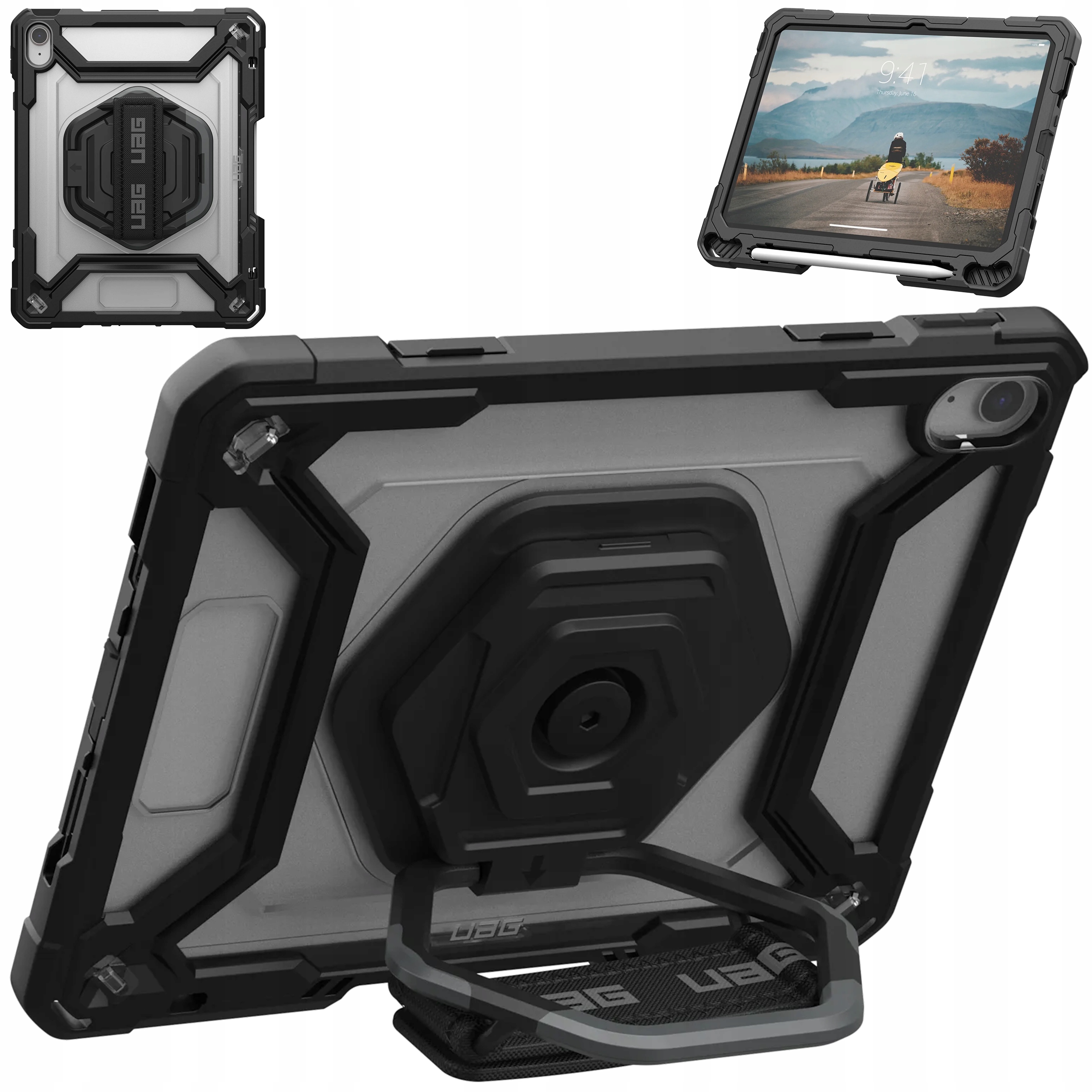 Uag Plasma Case Pouzdro pouzdro pro iPad 11" 2025 10.9" 2022 s držákem
