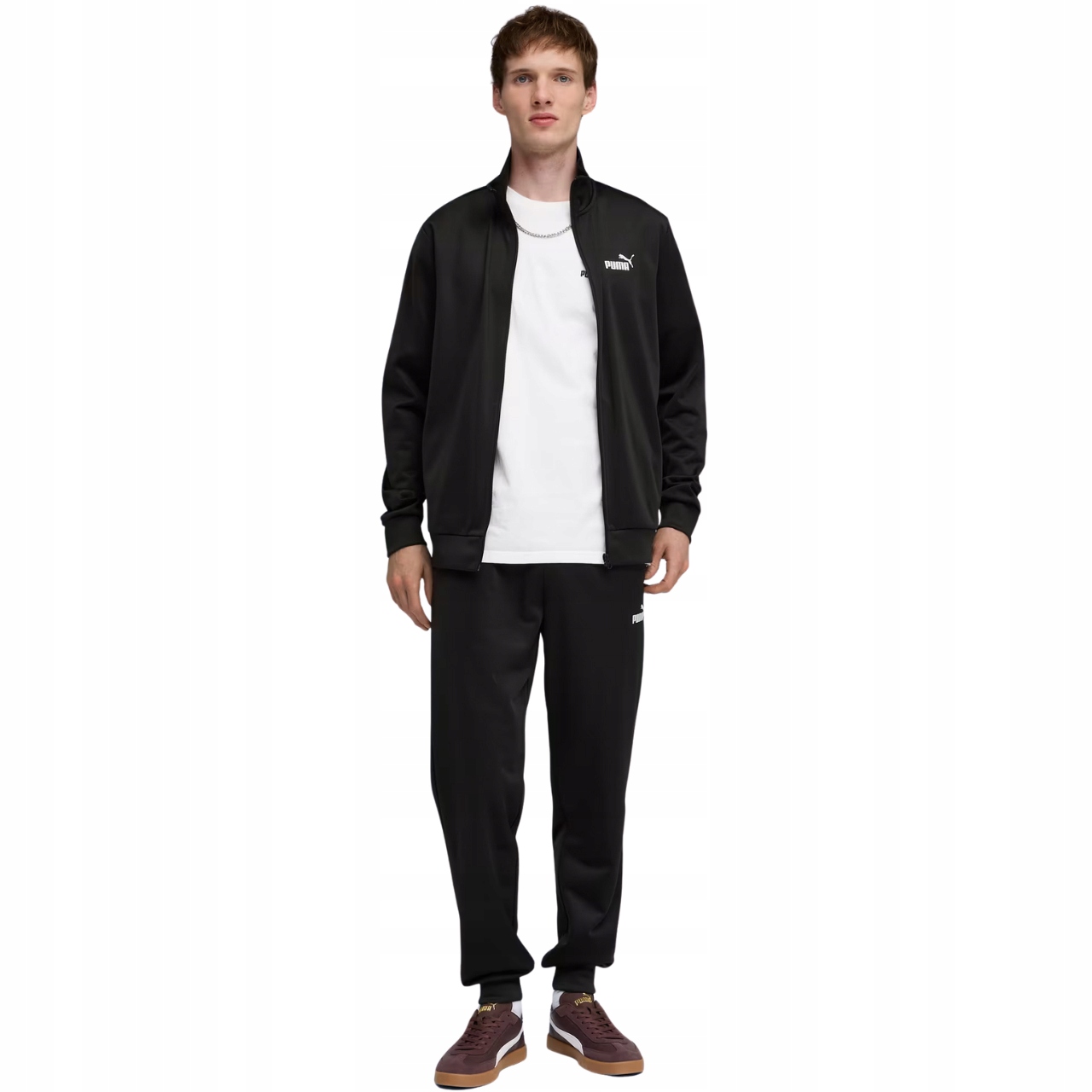 Teplákovka pánský Puma Ess No.1 Logo Poly černý 692630 01 2XL