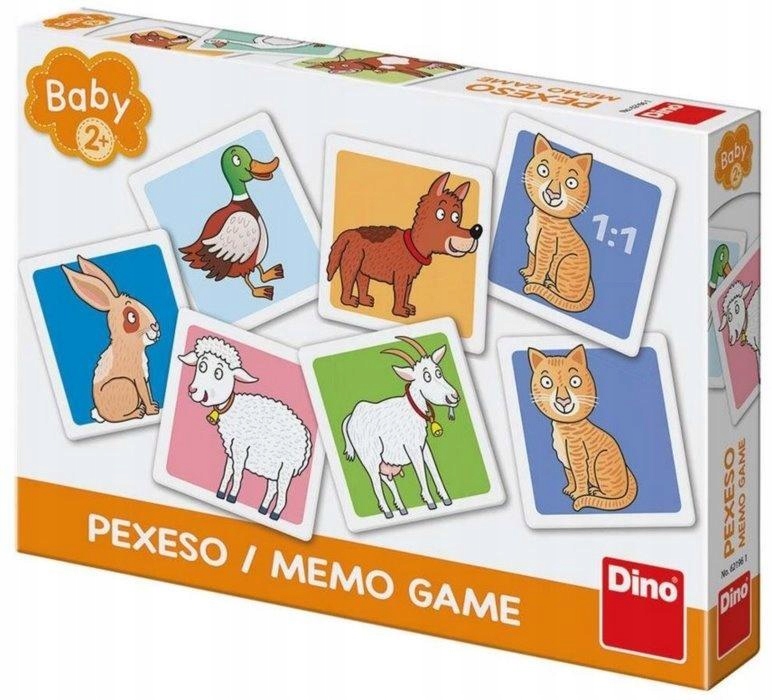 Gra Pamięciowa Baby Memory Zwierzątka