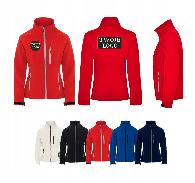 

Softshell damski z haftem Twoje Logo haft reklama