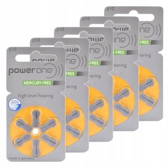* Aparat Słuchowy baterie Power One Varta 10 Mf