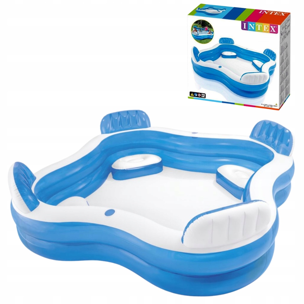 Basen Z Siedzeniami Intex 56475 – Komfort Dla Całej Rodziny