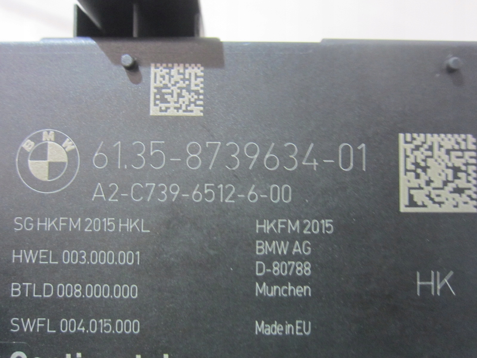 BMW X3 G01 G11 G30 8739634 61358739634 control unit bonnet boot module