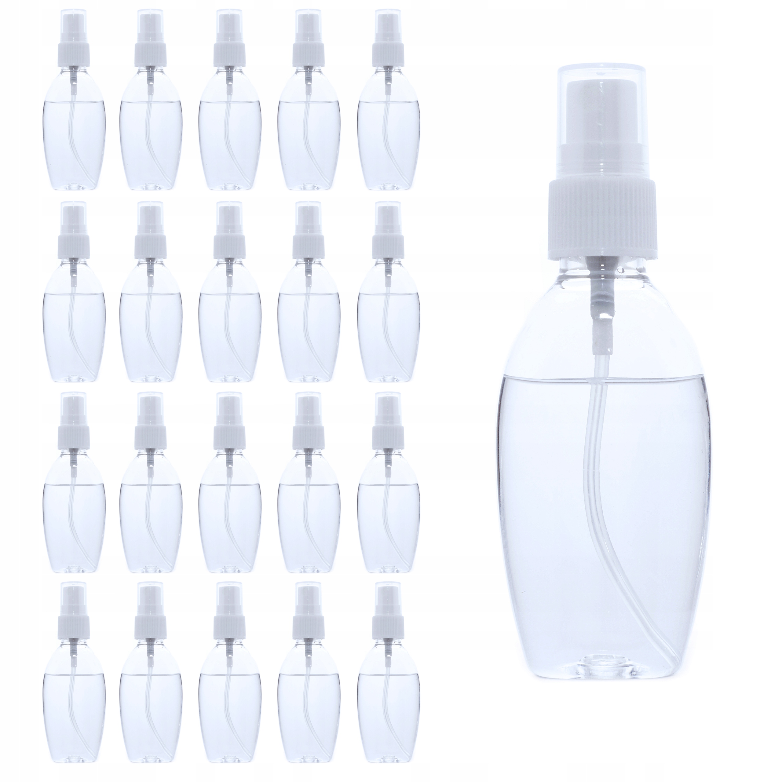 Butelka z ATOMIZEREM 50 ml ROZPYLACZ SPRAY 20 szt