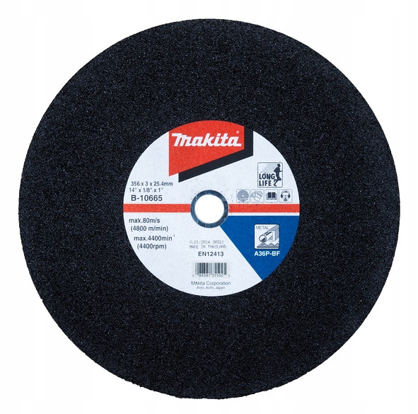 

Makita B-10665 Tarcza Tnąca Do Stali 355 X 25,4