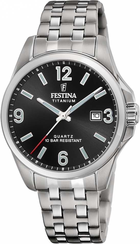 Pánské hodinky Festina 20696/3 titanové klasické z titanu