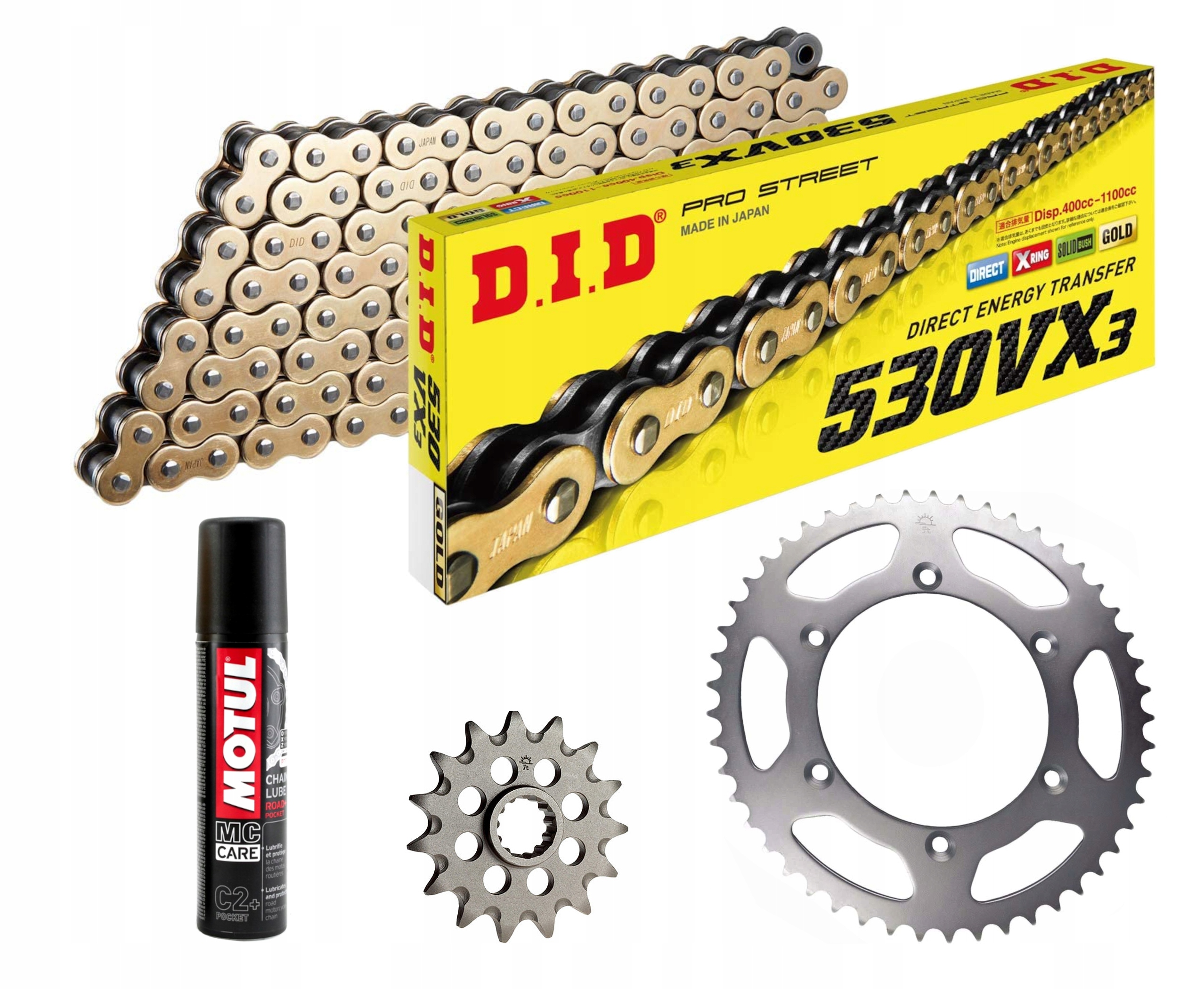 503844 - Приводная цепь YAMAHA XJR1300 07-16 DID530VX3