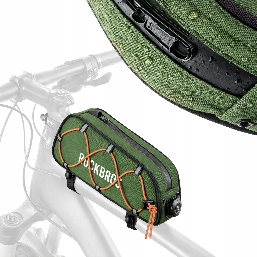 Sakwa Torba Rowerowa Na Ramę Wodoodporna Saszetka Na Telefon 0,7L Rockbros
