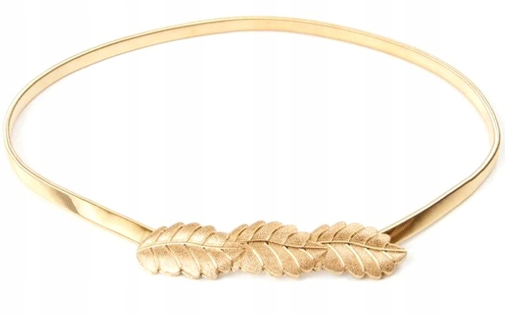 

Damski Pasek Sprężyna Snake pancerka metalowy gold