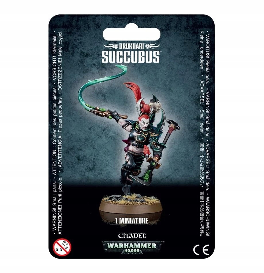 40k Drukhari: Succubus 45-23 (mo)
