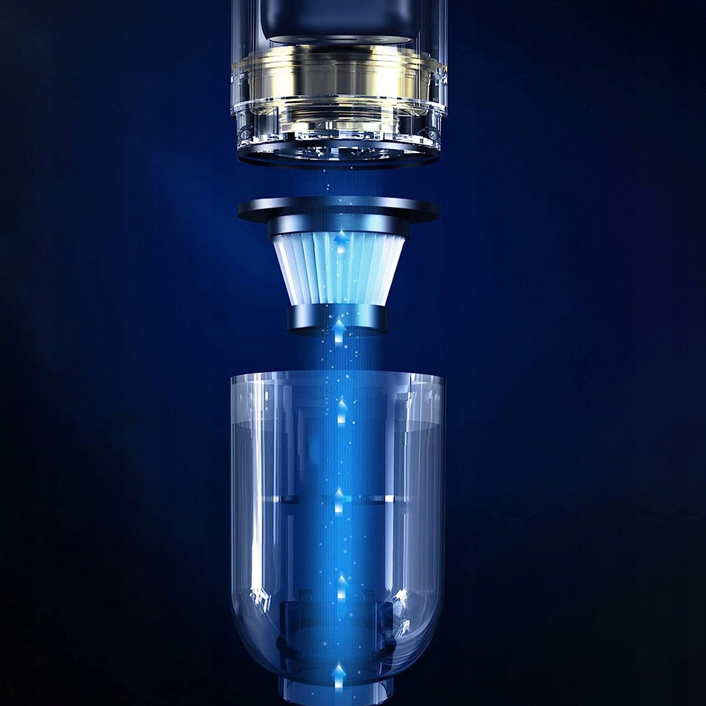 MOCNY ODKURZACZ SAMOCHODOWY DMUCHAWA Z OŚWIETLENIE Producent inny