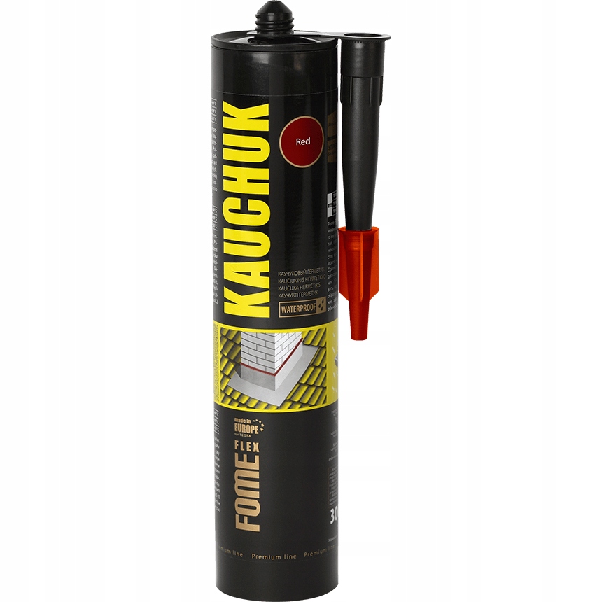 

Uszczelniacz Dekarski Kauczukowy Czerwony 300ml