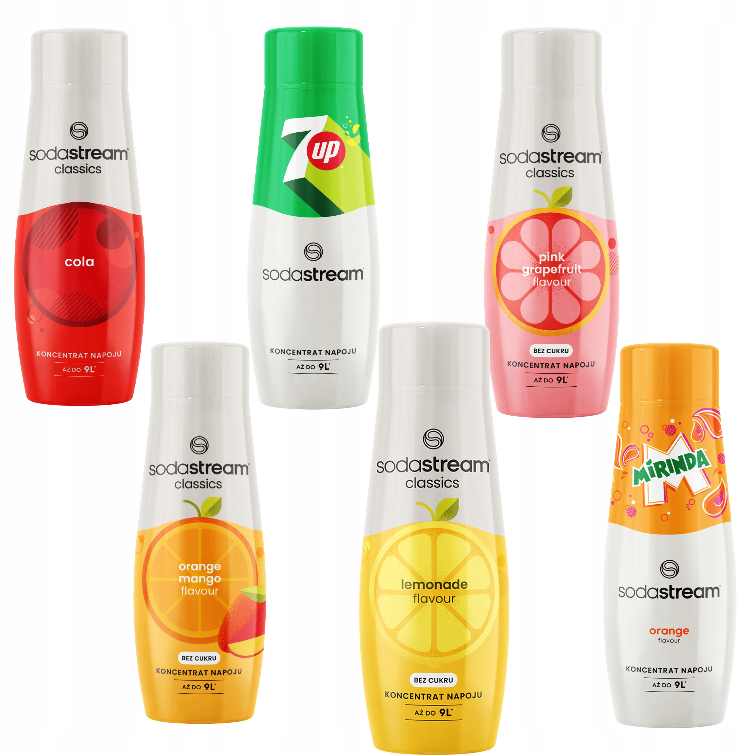 Sodastream Sada koncentrátů 6 příchutí výrobník sody