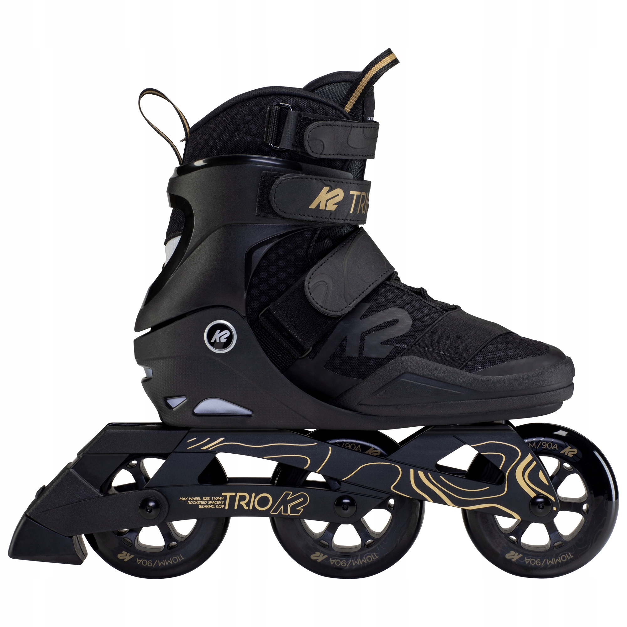 Rolki miejskie fitnesowe K2 Trio 110 rozmiar 43,5