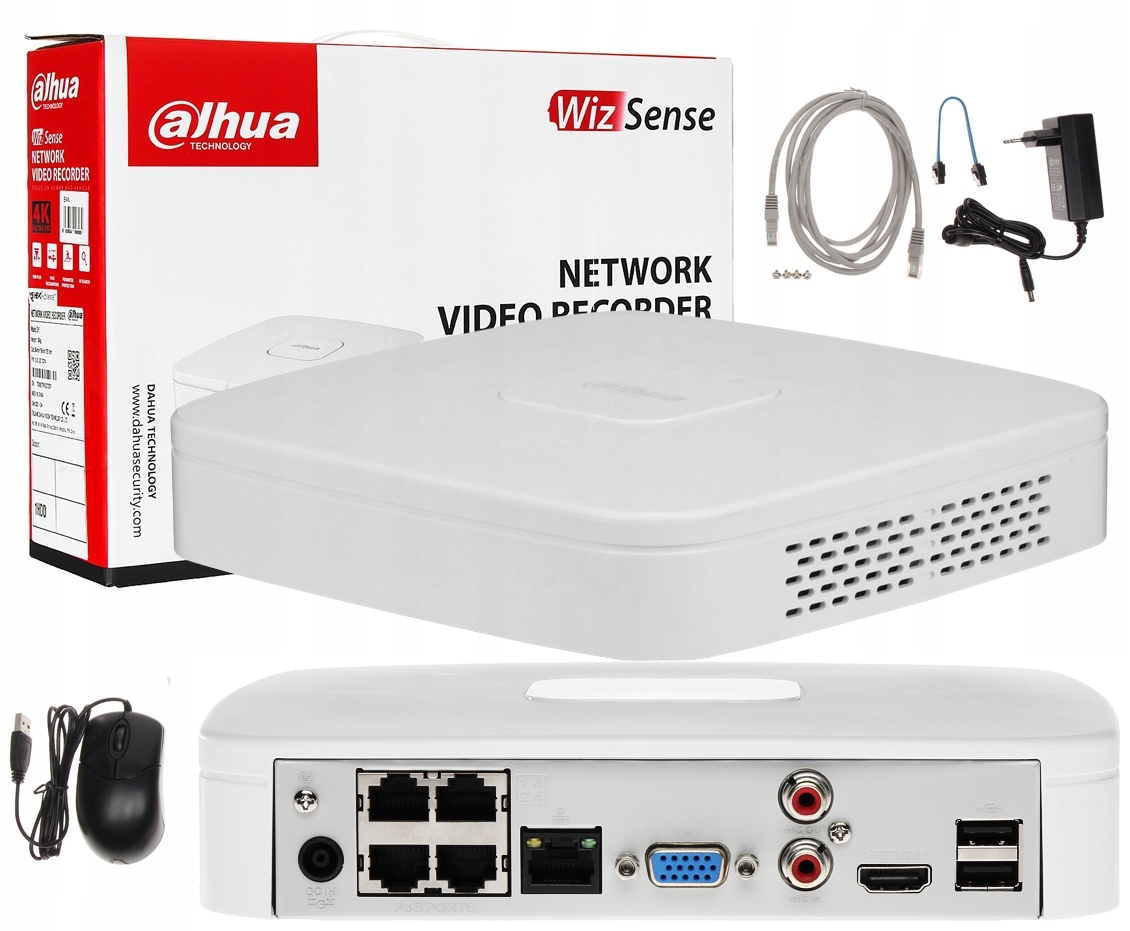 Ip Rekordér NVR2104-P-4KS3 4 Kanály 4xPoE Dahua Pro Kamery
