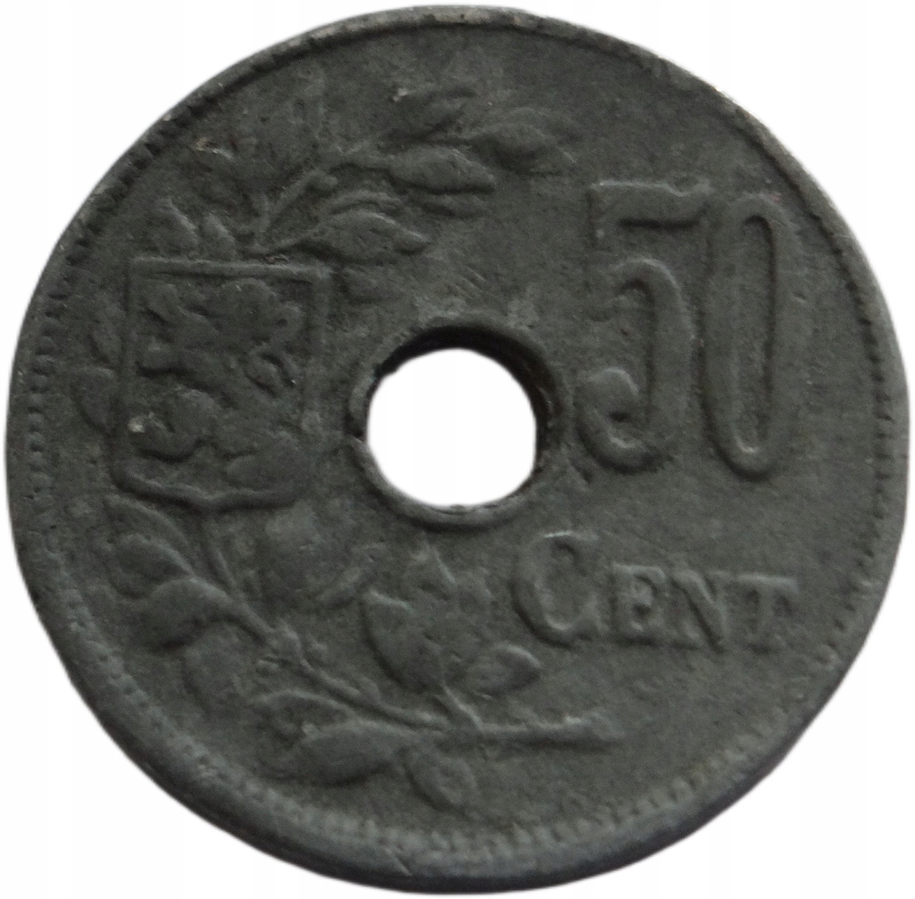 [D0918] Belgia 50 centimes 1918