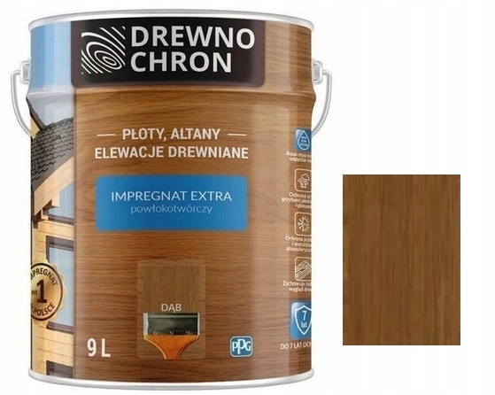 

Drewnochron Impregnat Extra Do Drewna Dąb 9L