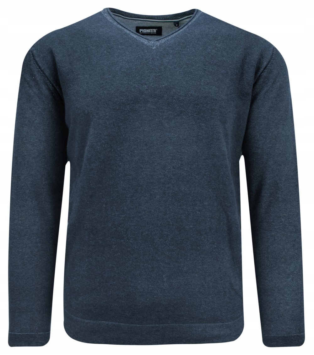 Bavlněný pánský svetr Pioneer Námořnická Modrá L