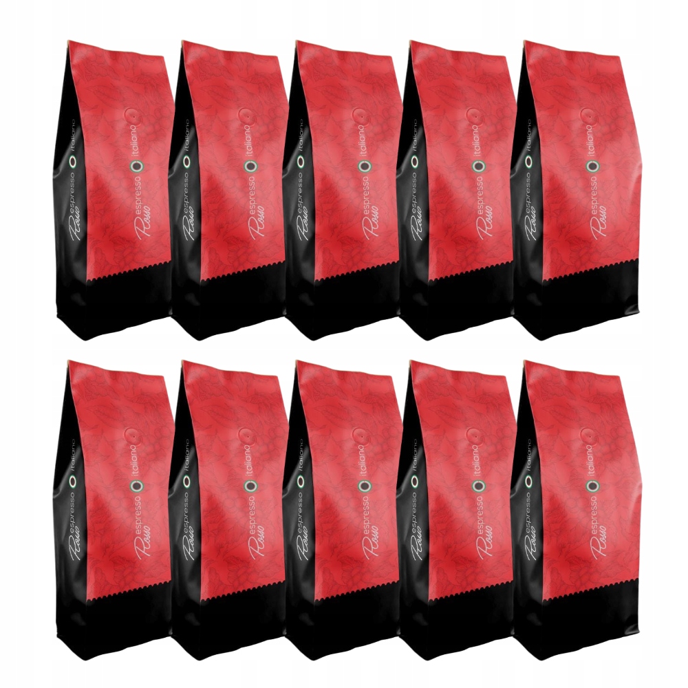Zestaw 10kg kawa ziarnista Espresso Italiano Rosso (10x1000g)