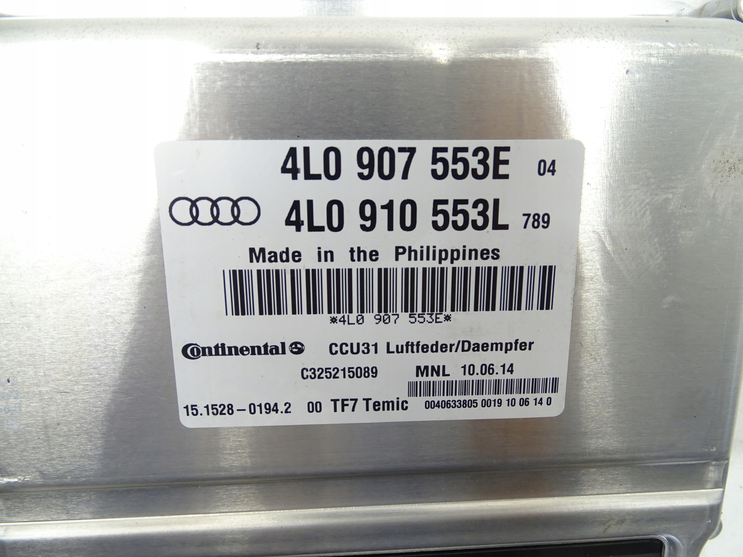 module computer control unit springing AUDI Q7 4L LIFT 4L0907553E 4L0910553L