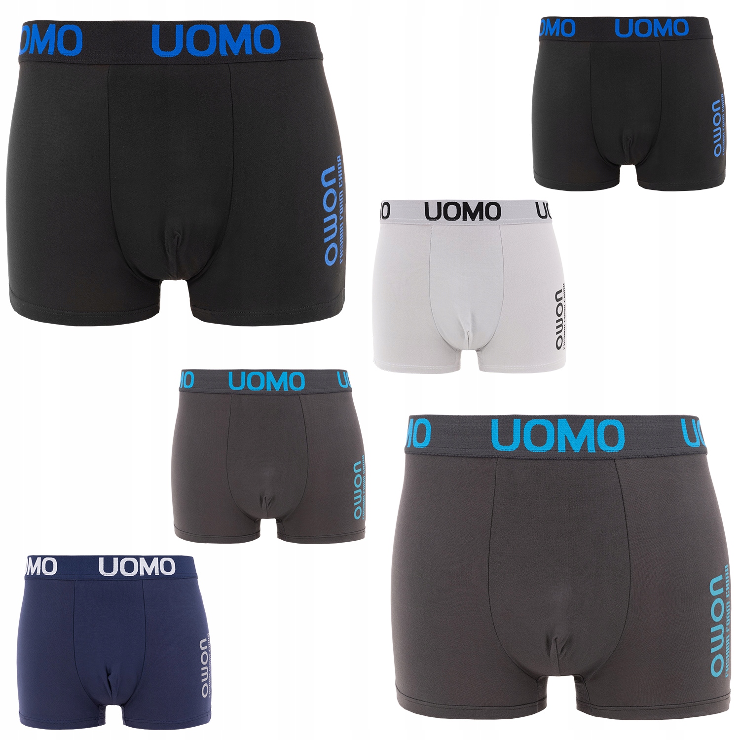 

6x Bokserki Bawełniane Męskie Uomo Rozmiar XL