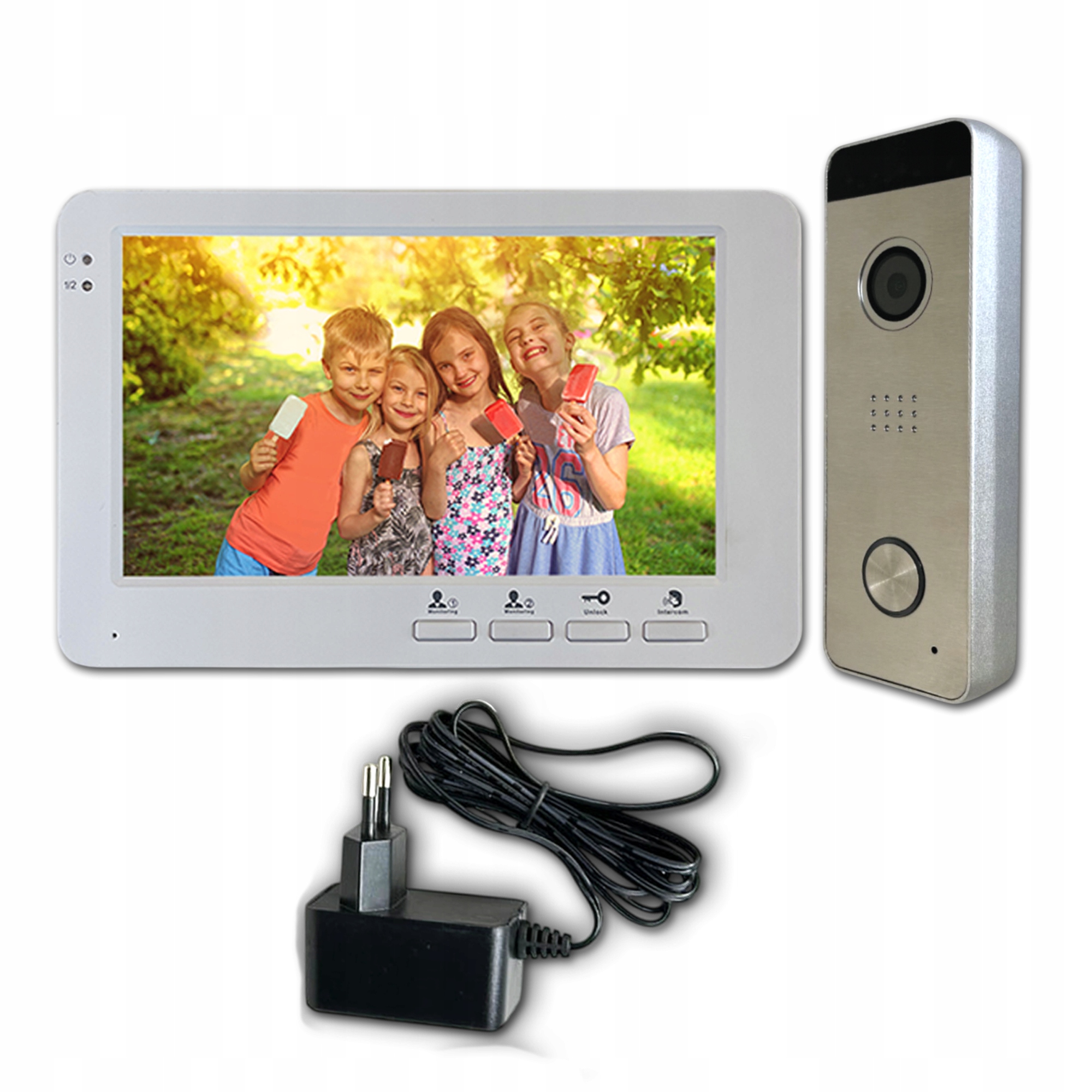 Videovrátnik Mia 7W pre bránu a bránky, stanica 80S-150, drôtový