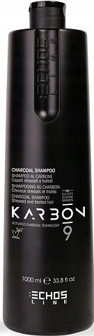 Karbon 9 Charcoal Szampon regenerujący z węglem aktywnym