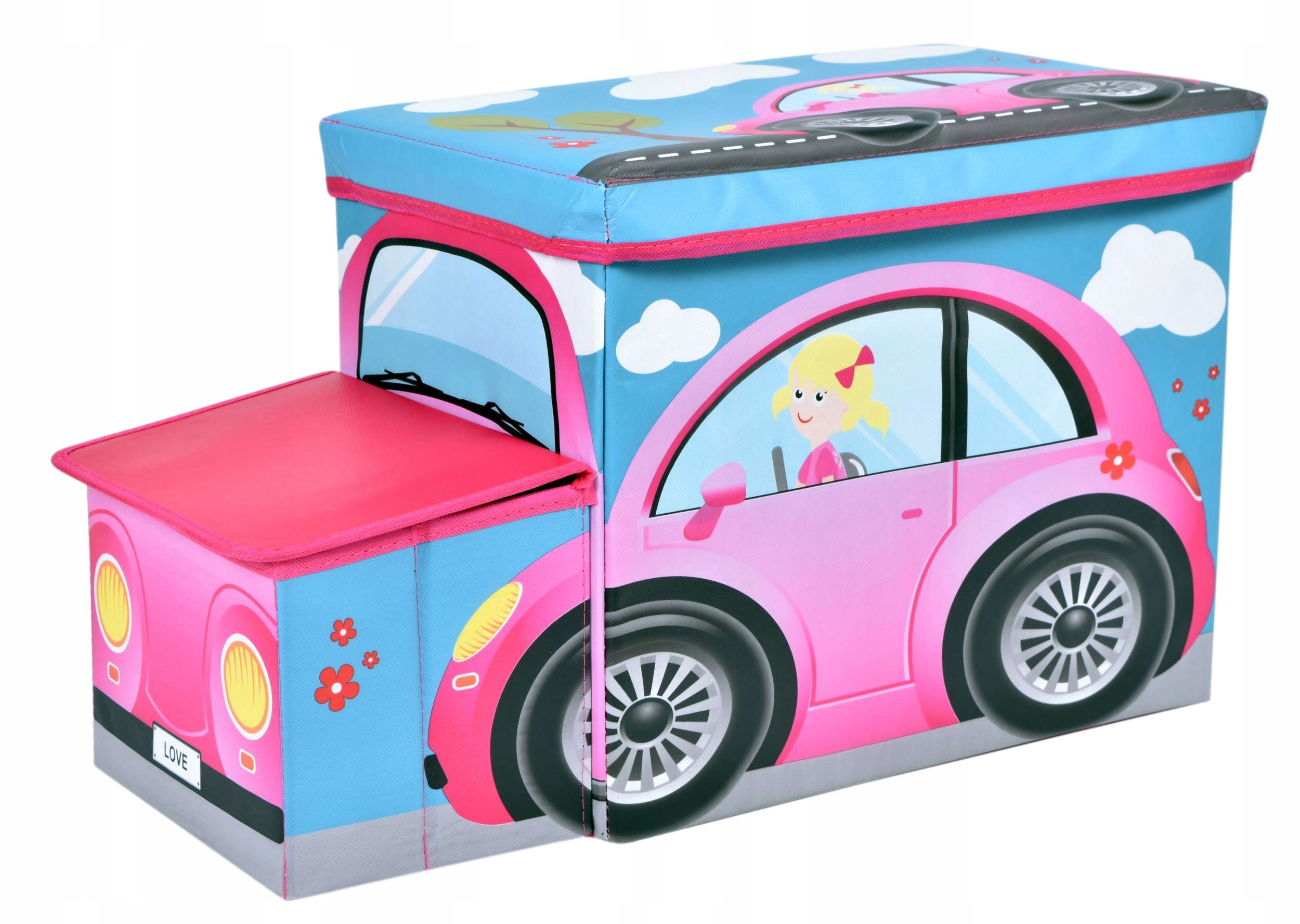 

Pufa Pojemnik Auto Dla Dzieci Organizer Na Zabawki