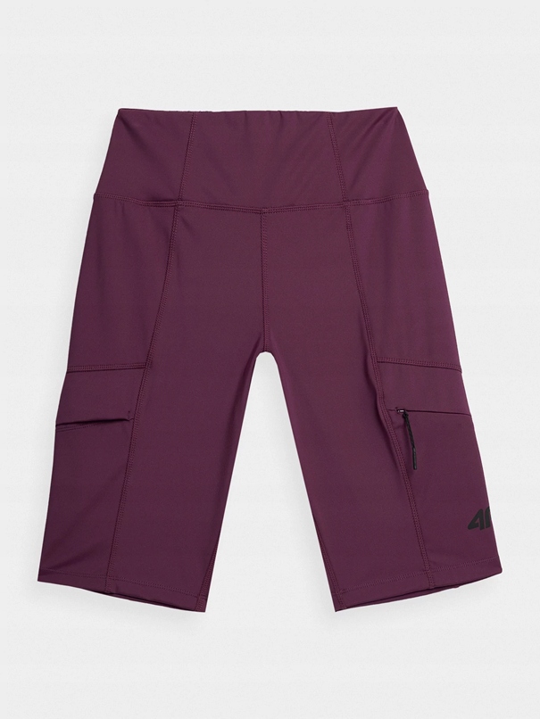 4F Damskie Spodenki rowerowe legginsy fioletowe 4FSS23TFSHF169 r. S