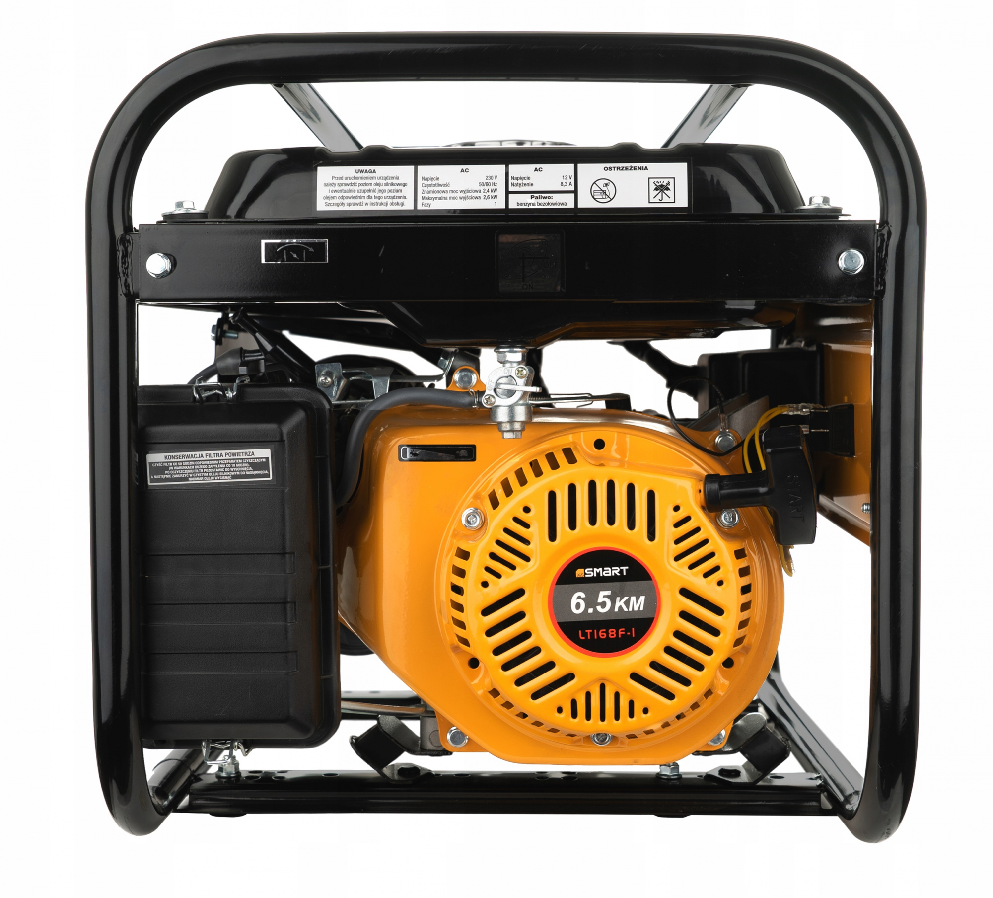 SMART Agregat Prądotwórczy GENERATOR PRĄDU 2600W 2kw 12V 6,5KM AVR benzyna Model agregat