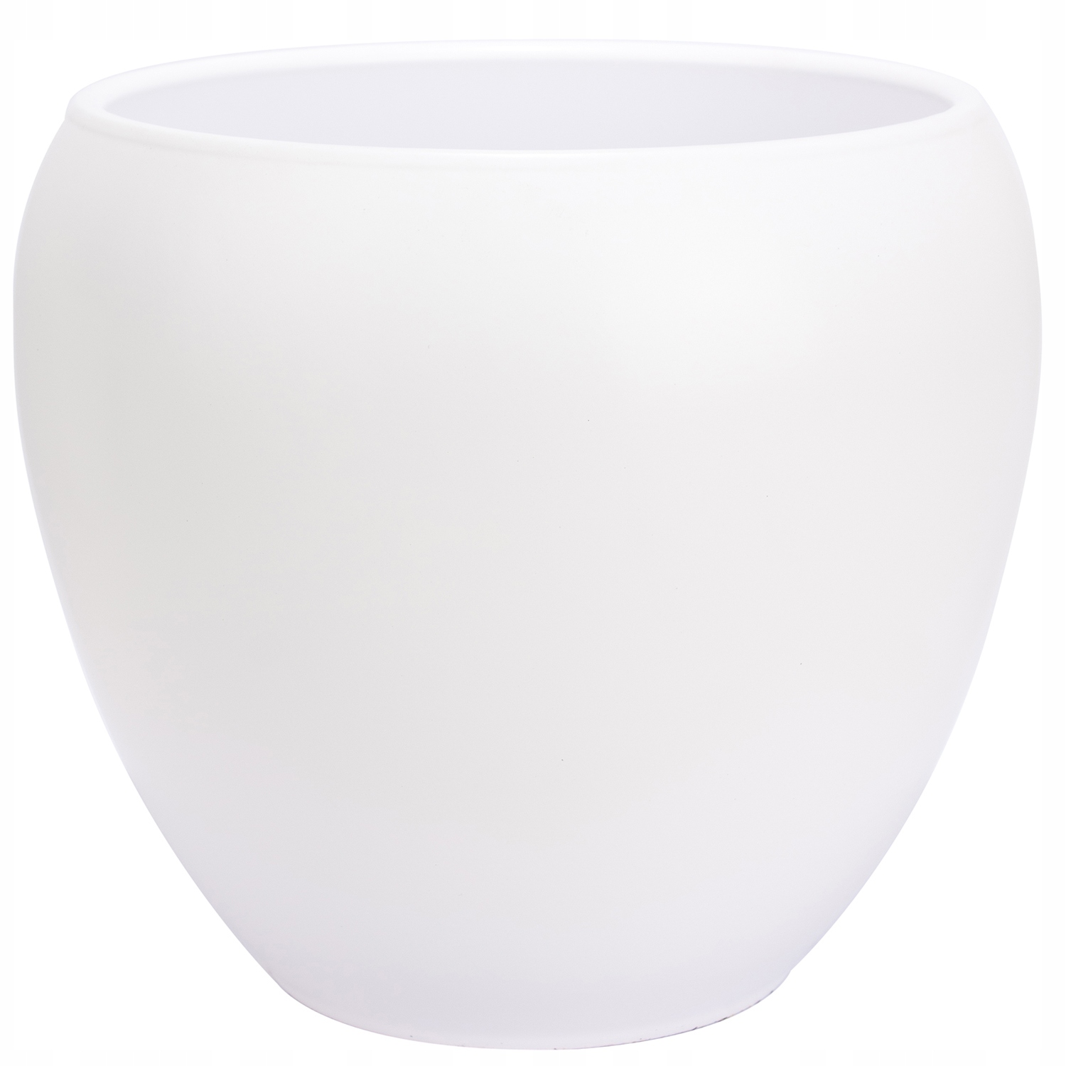 Obal Na Květináč Keramický Velký 27 cm bílý pro palmu monstery domu