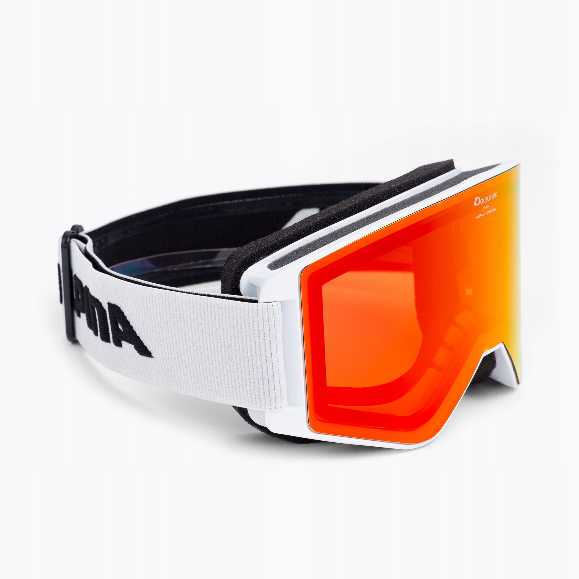 Lyžařské brýle Alpina Narkoja Q-Lite white/orange M