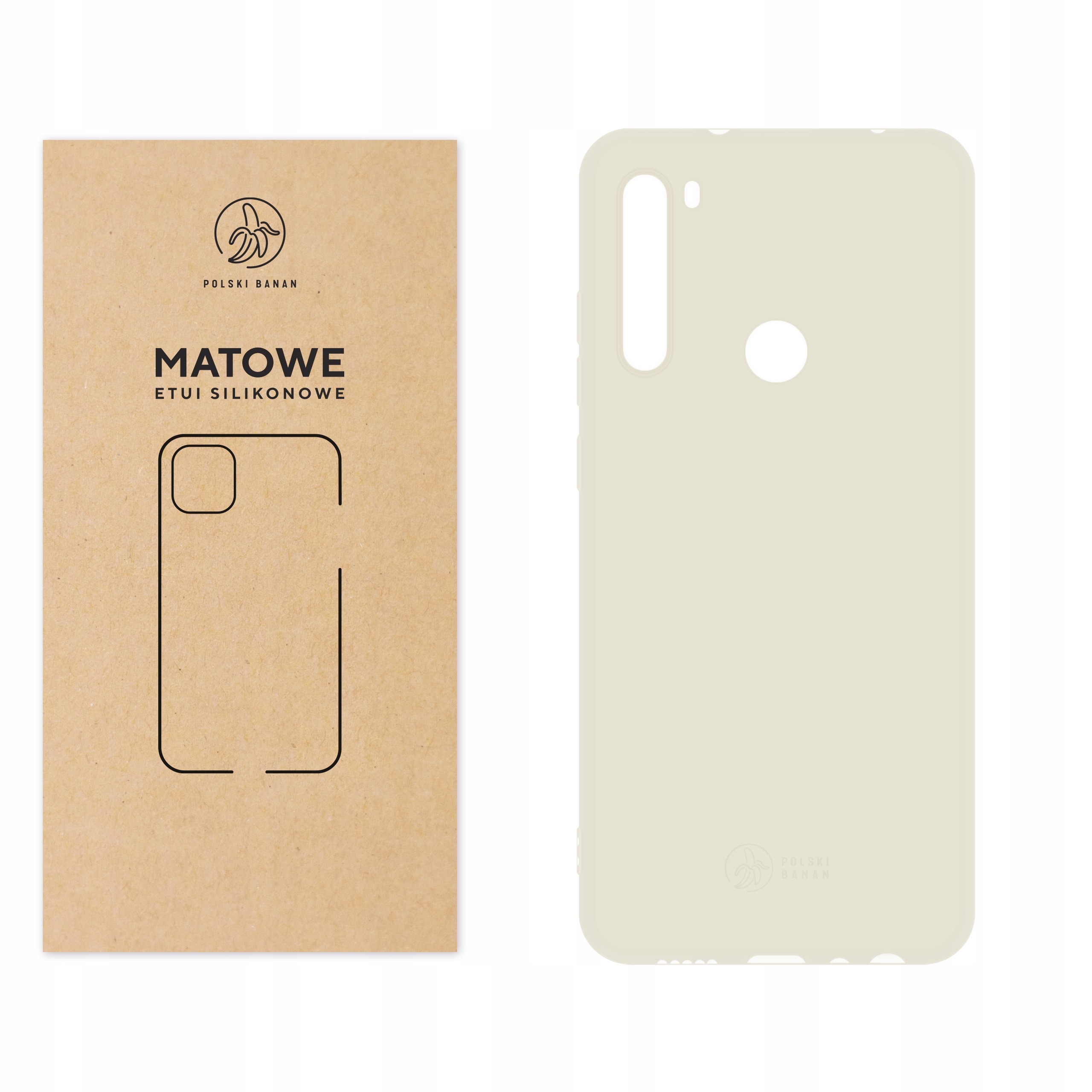 

Etui Matowe do Xiaomi Redmi Note 8T kremowe