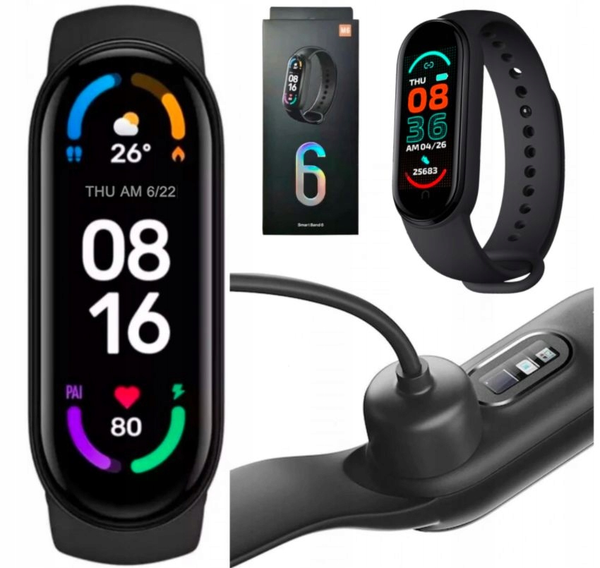 

Smartband M6 Smartwatch Opaska Zegarek Magnetyczne