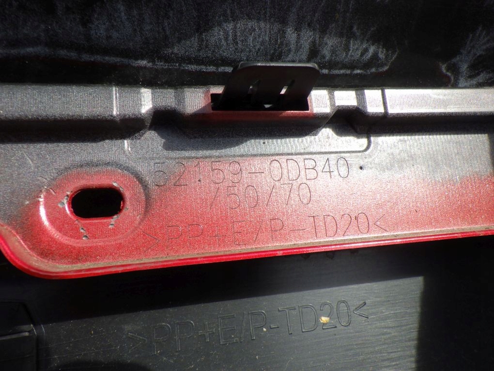 TOYOTA YARIS CROSS 20- bumper rear