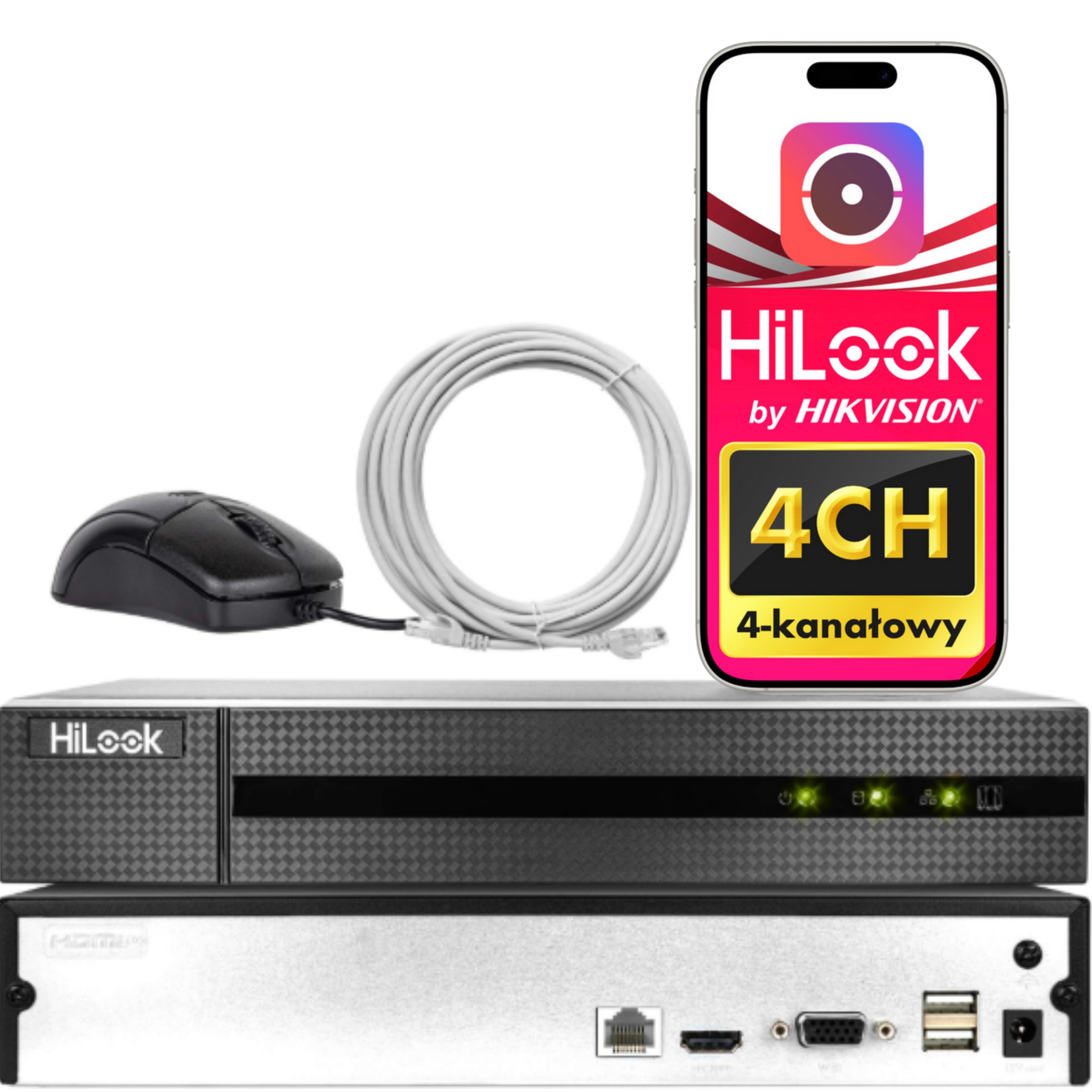 Rekordér NVR-104MH-C(E) 4KANÁLOVÝ Sieťový Hilook Od Hikvision