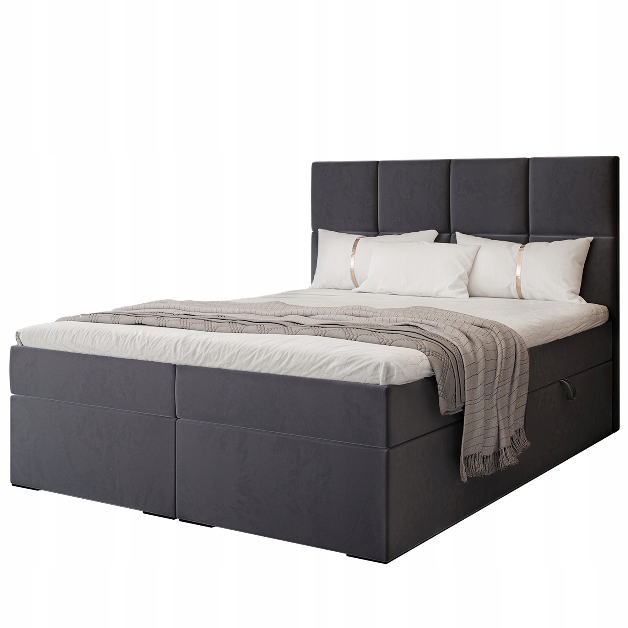 Kontinentální postel Magnus s matrací a topperem 160x200