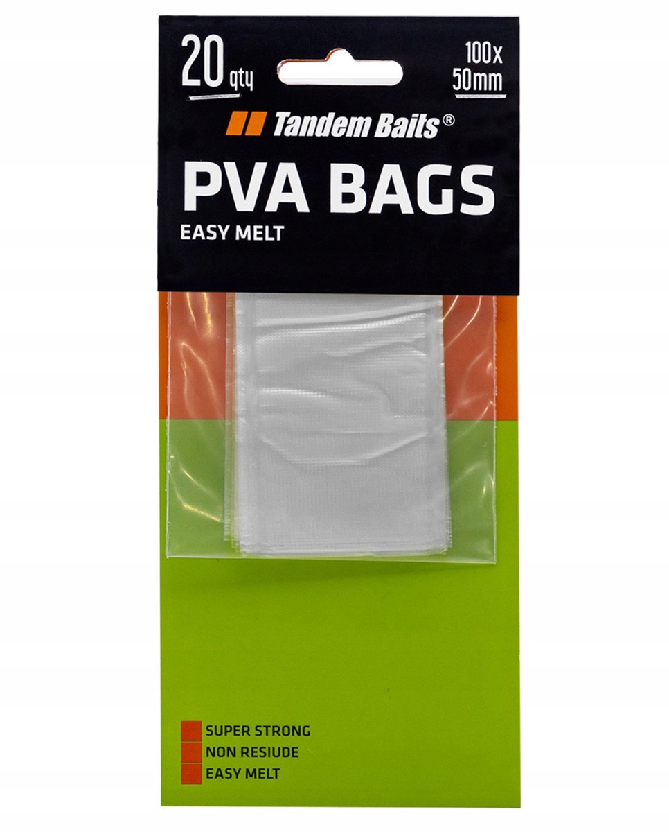 Worki Pva Szybko 100x50mm 20 Sztuk Tandem Baits