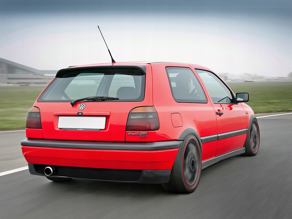 VW GOLF III * DOKŁADKA ZDERZAKA TYLNEGO * DJ-TUNING Numer katalogowy producenta VWG3-02