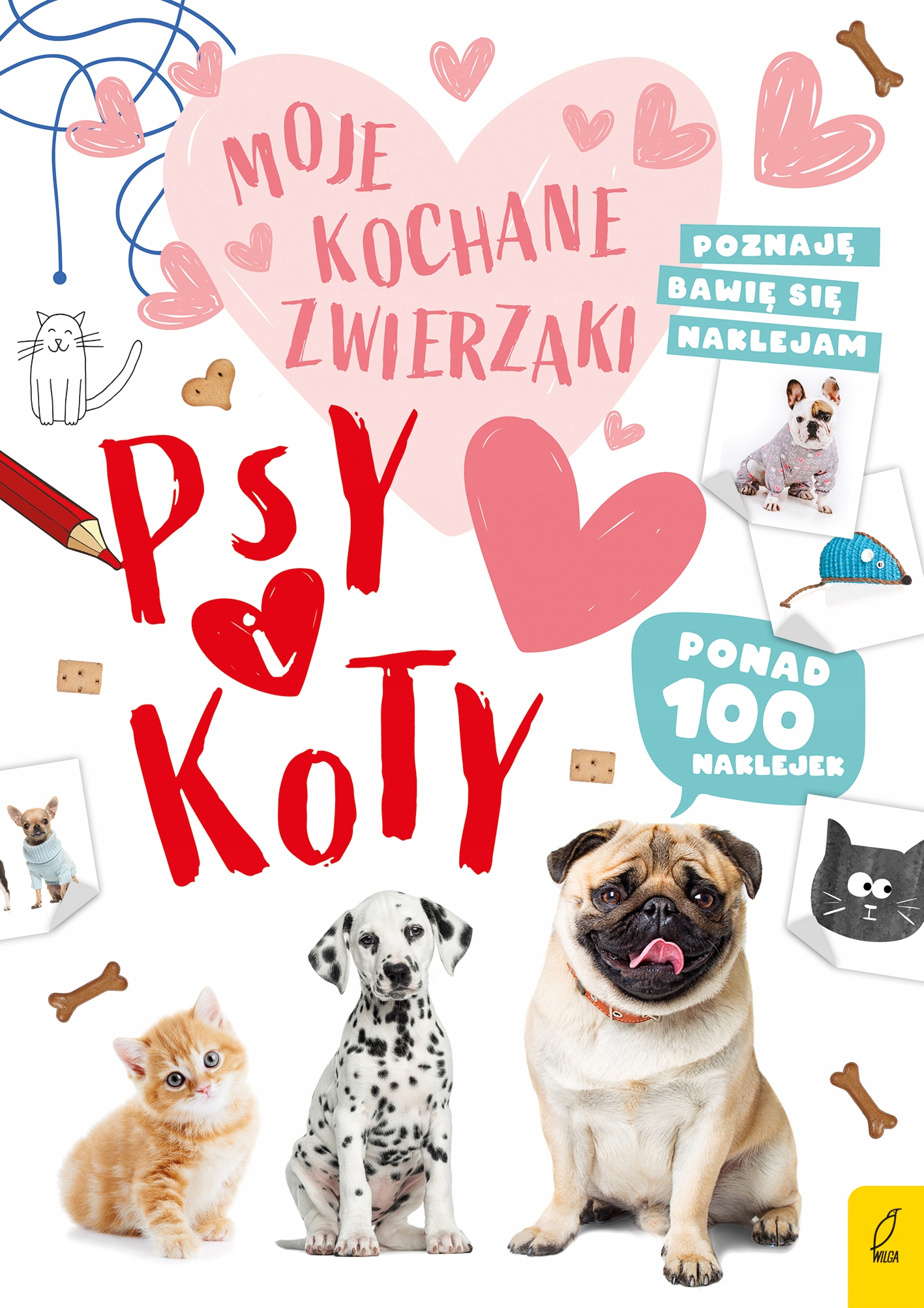 

Moje kochane zwierzaki Psy i koty 100 Naklejek