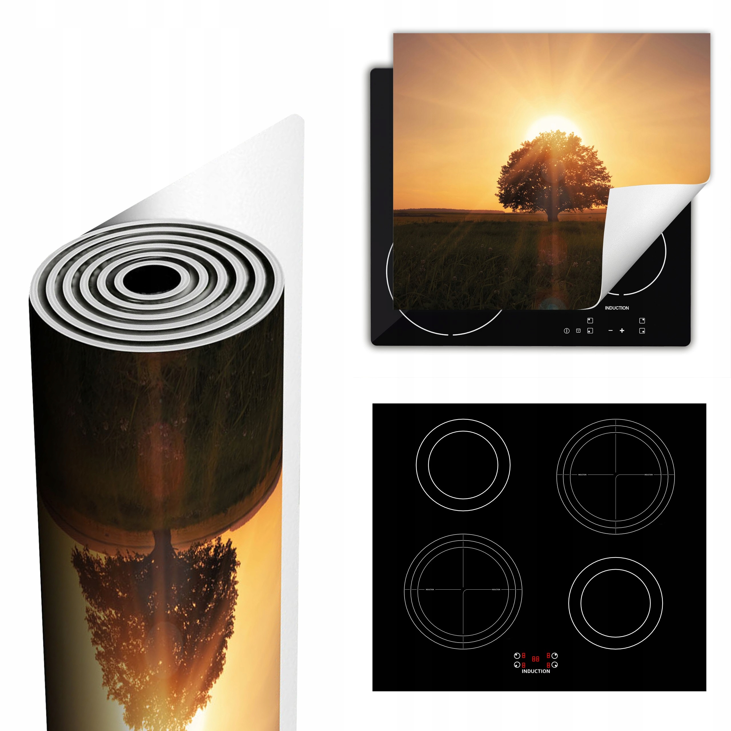 Ochranná Podložka Na Sporák Má Více Místa 60x52 Dřevo