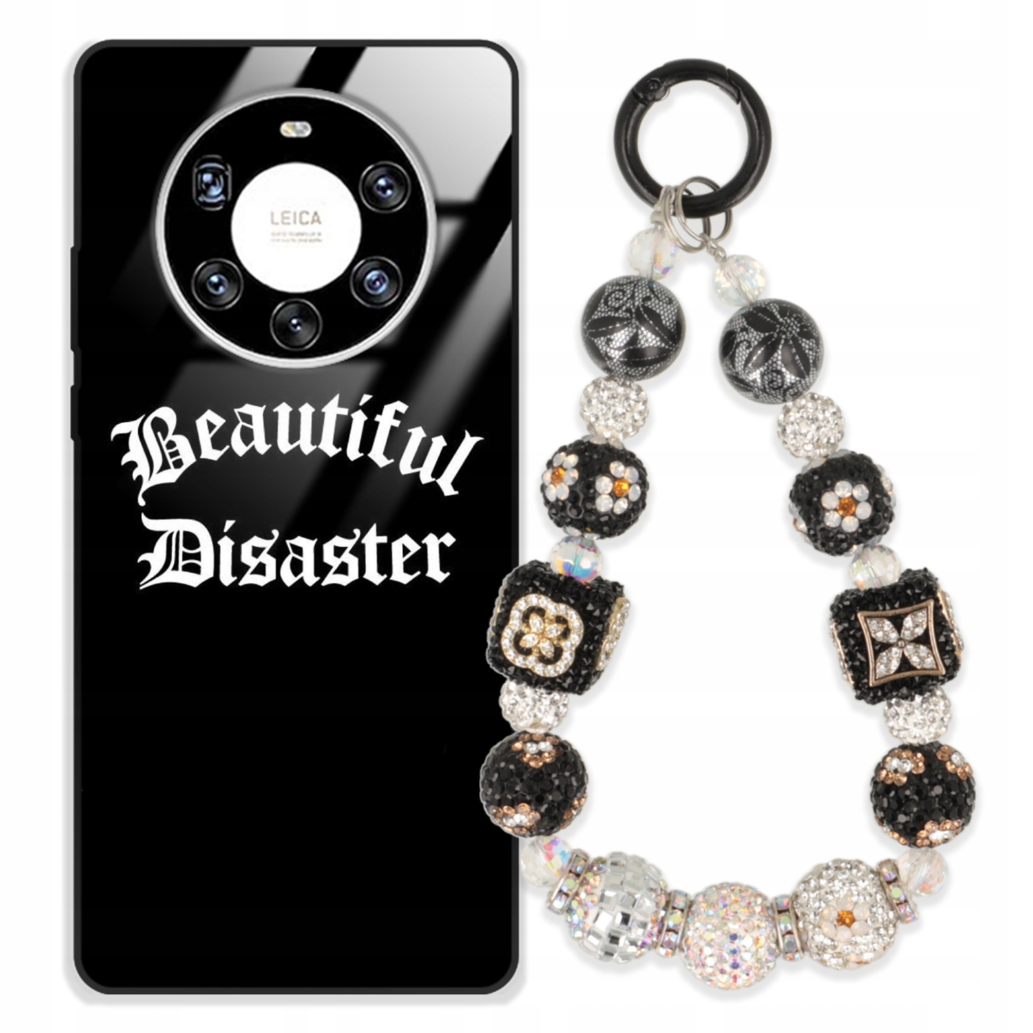 Puzdro Na Huawei Mate 40 Pro Plus Glass Kľúčenka Štýlové Prémiové Puzdro