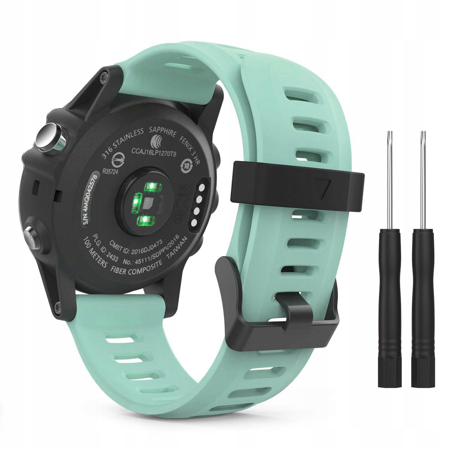Miętowy Pasek Garmin Fenix 5X Plus