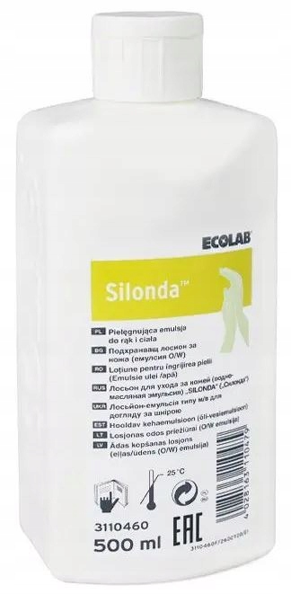 EMULSJA DO RĄK I CIAŁA PIELĘGNUJĄCA ECOLAB SILONDA CARE 500ml