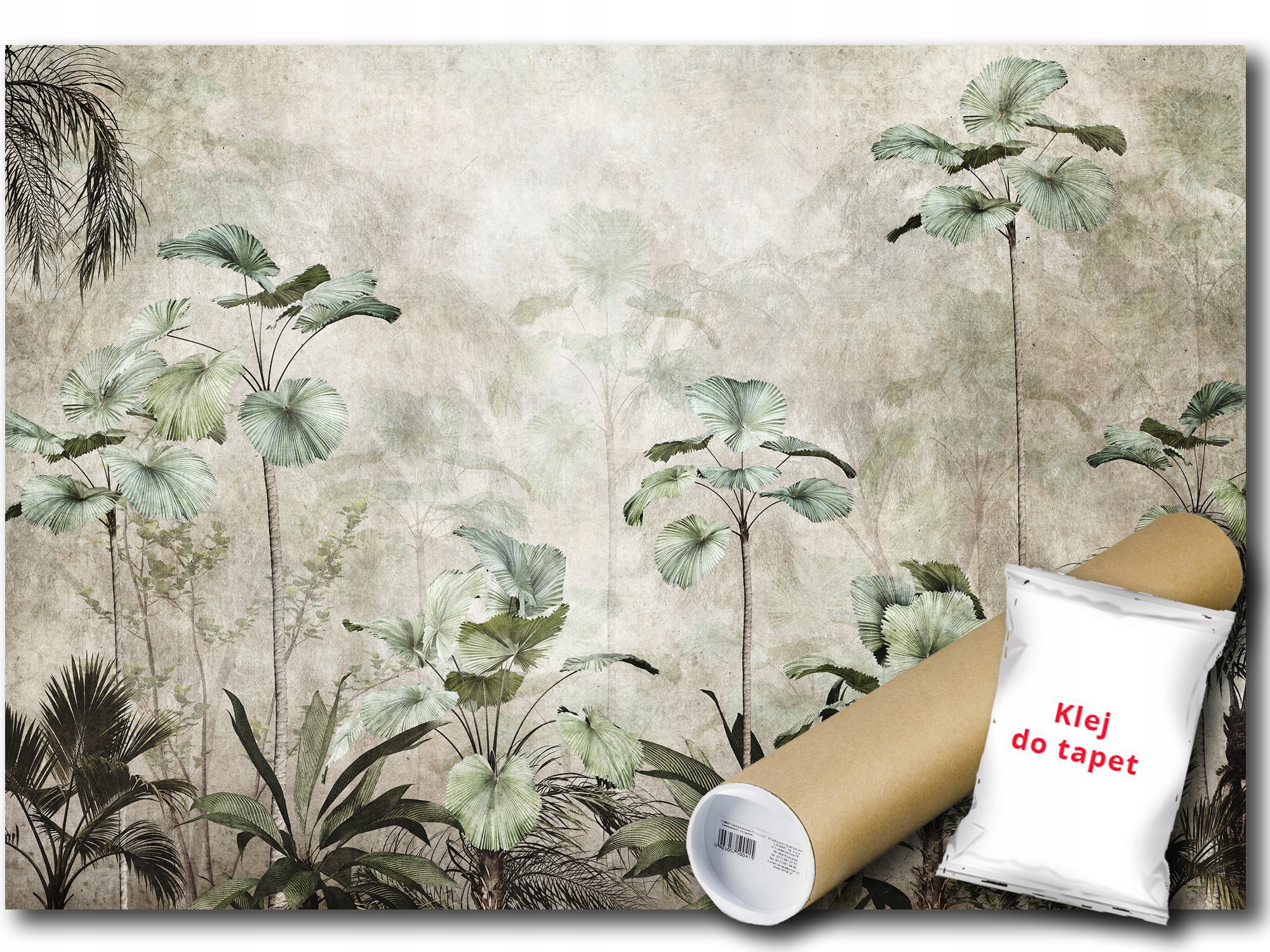 Vinylová Fototapeta Tropický Les Džungľa Stromy Zelená Listy 416x254