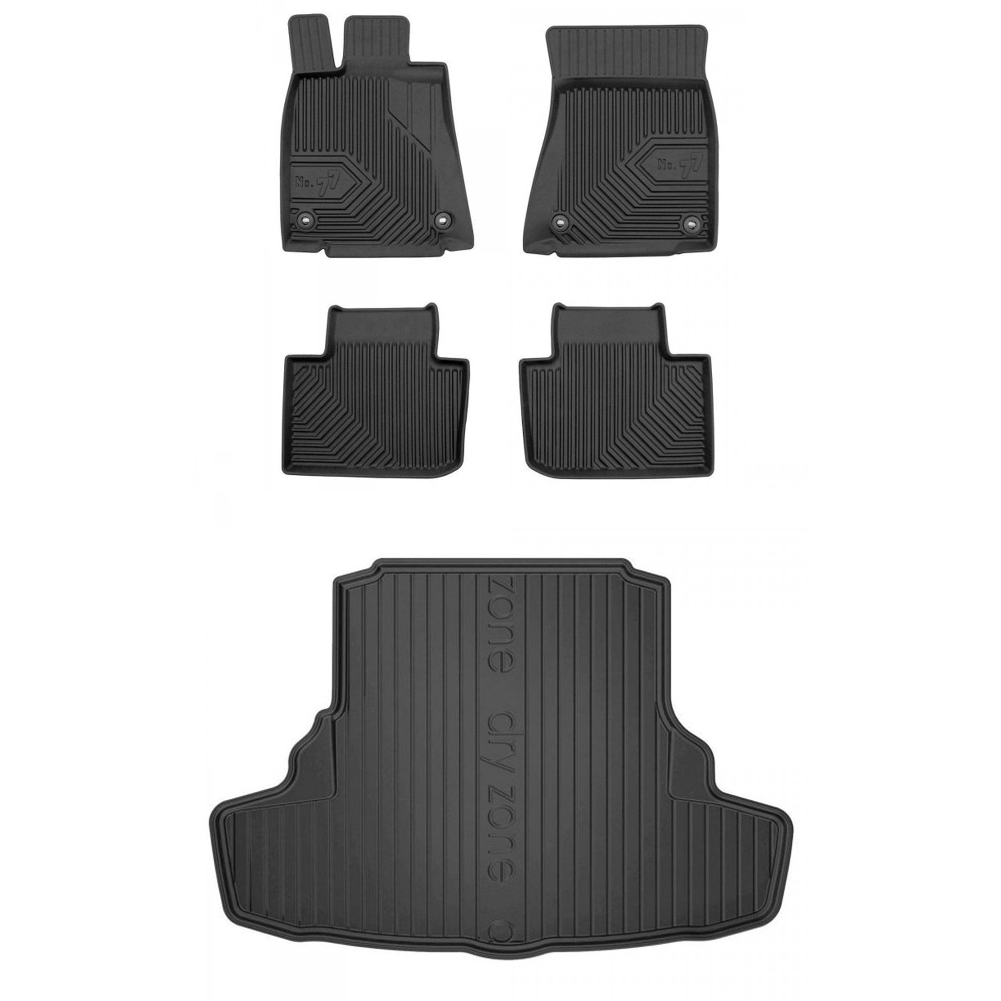 Gumová sada koberčekov a rohože Lexus Is III 2013-2020 Sedan, bez nastaviteľnej