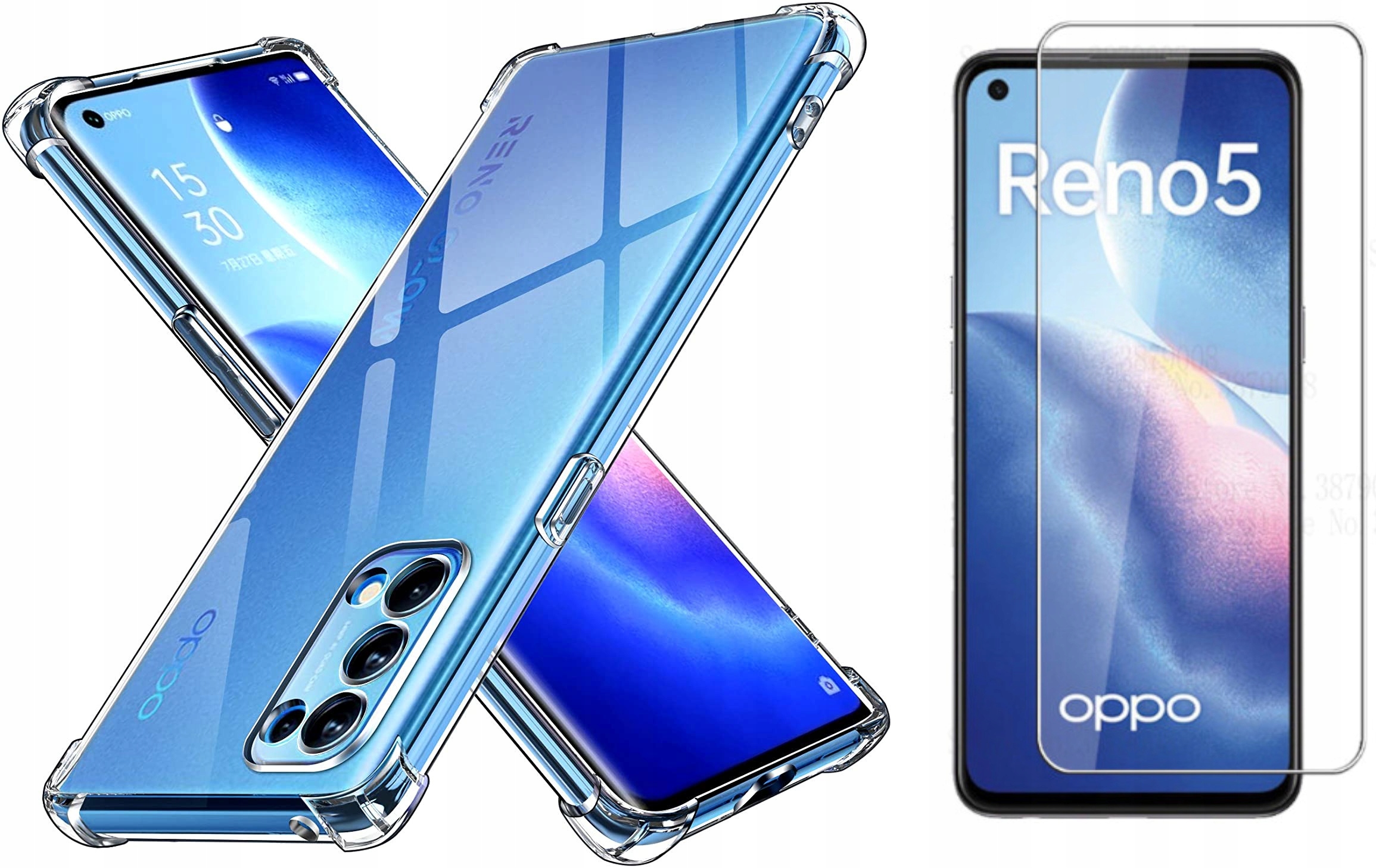 

Etui Pancerne A-shock do Oppo Reno 5 5G Szkło