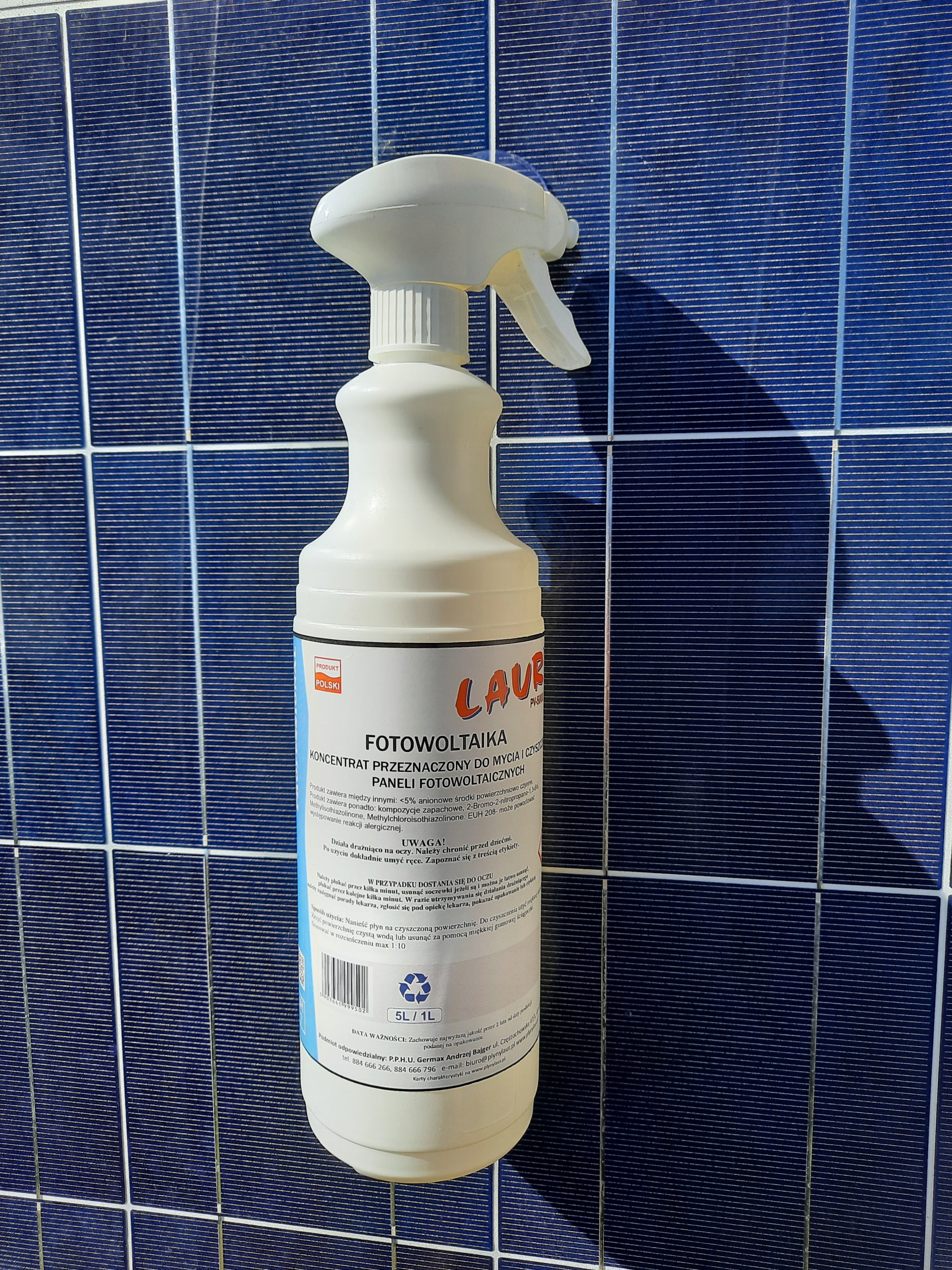 PŁYN DO MYCIA PANELI FOTOWOLTAICZNYCH 1L TRIGGER Rodzaj inny