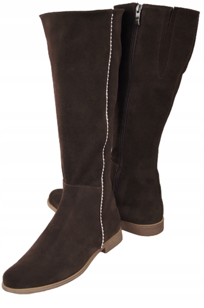 Kozaki Damskie skóra naturalna 153 ElitaBut Rozmiar 37