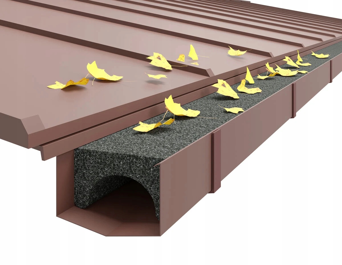 Filter do žľabu štandard 125 obdĺžnikový Optimum 10 mb špongia do žľabov